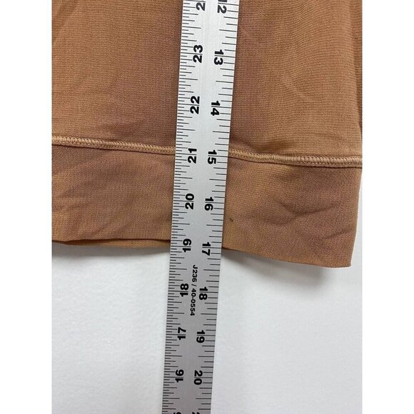 SKIMS Summer Women Mesh Crop Top Cropped T-shirt Brown Size 4X - Picture 4 of 5